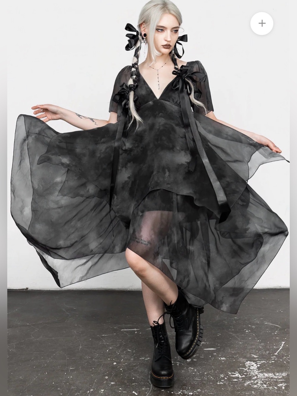 NWT Disturbia Tempest Layered Midi Dress size 10
